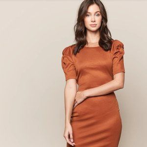Talin Ruched Knit Dress
